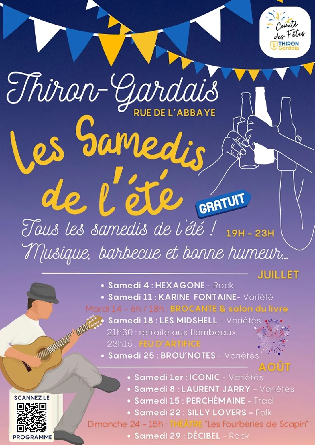 Affiche Brocante Thiron-Gardais mardi 14 juillet 2026 (28480)