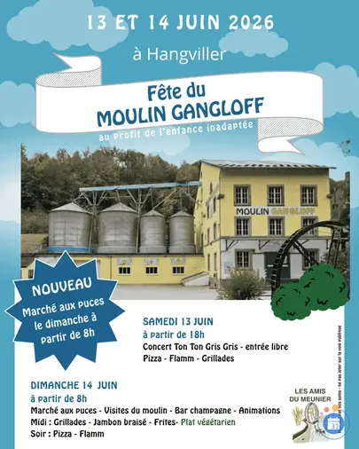 Affiche Marché aux puces Hangviller dimanche 14 juin 2026 (57370)