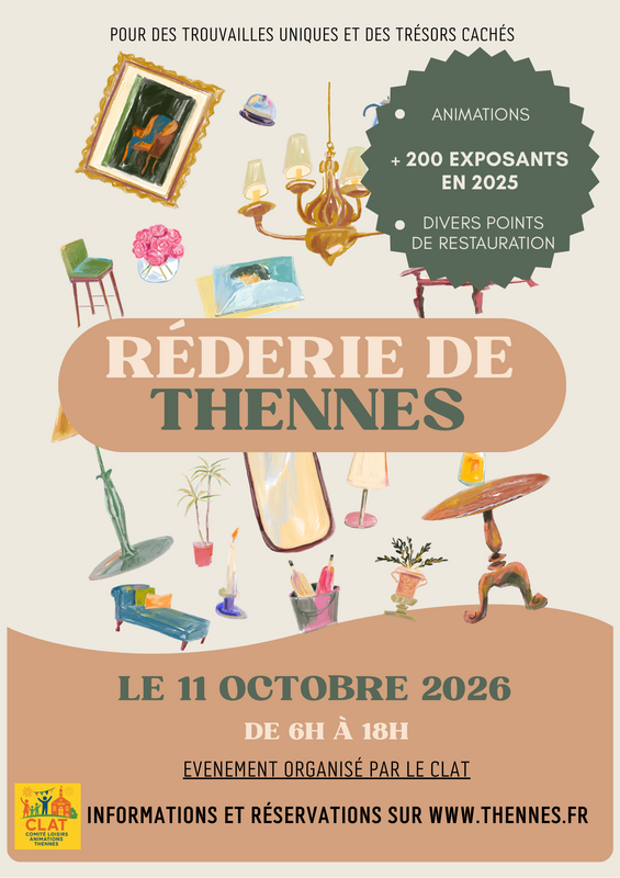 Affiche Réderie de Thennes du CLAT