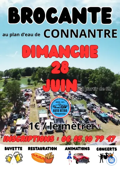 Affiche Brocante Connantre dimanche 28 juin 2026 (51230)
