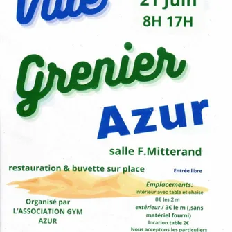Affiche Vide-grenier Azur dimanche 21 juin 2026 (40140)