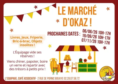 Affiche Marché d'Okaz de l'Équipage à Bouaye