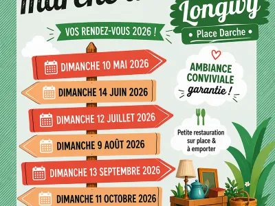 Affiche Marché de la place Darche à Longwy