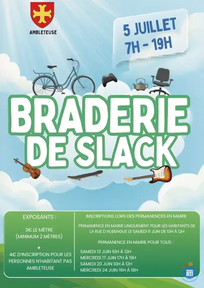 Affiche Braderie Ambleteuse dimanche 5 juillet 2026 (62164)
