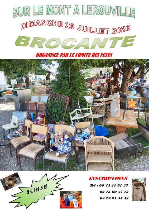 Affiche Brocante Lérouville dimanche 26 juillet 2026 (55200)