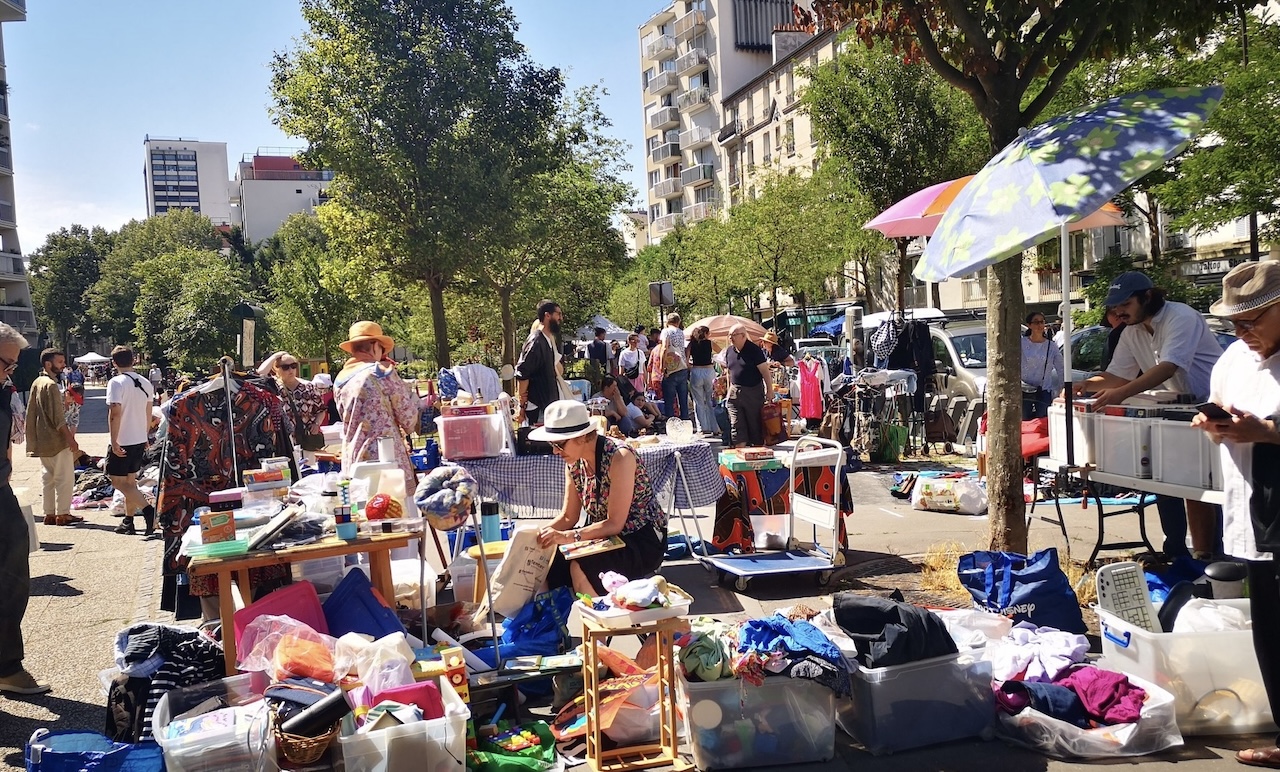 Affiche 25e grand vide-grenier Pixerecourt-Belleville (75020)