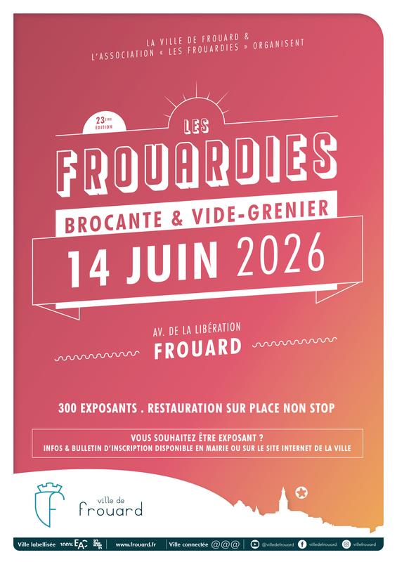 Affiche Brocante et vide-grenier Frouard dimanche 14 juin 2026 (54390)