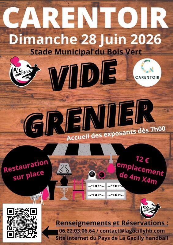 Affiche Vide-grenier Carentoir dimanche 28 juin 2026 (56910)