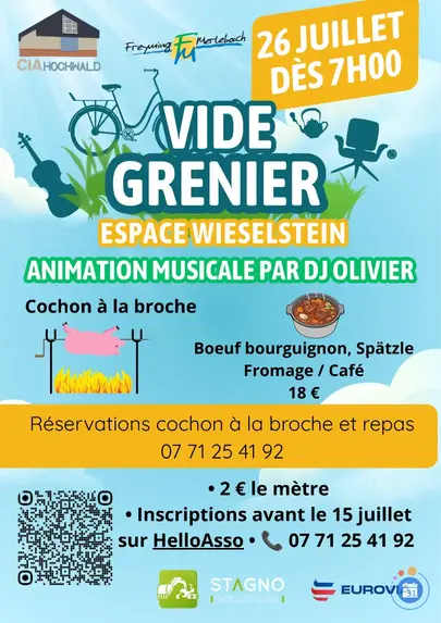 Affiche Vide-grenier Freyming-Merlebach dimanche 26 juillet 2026 (57800)