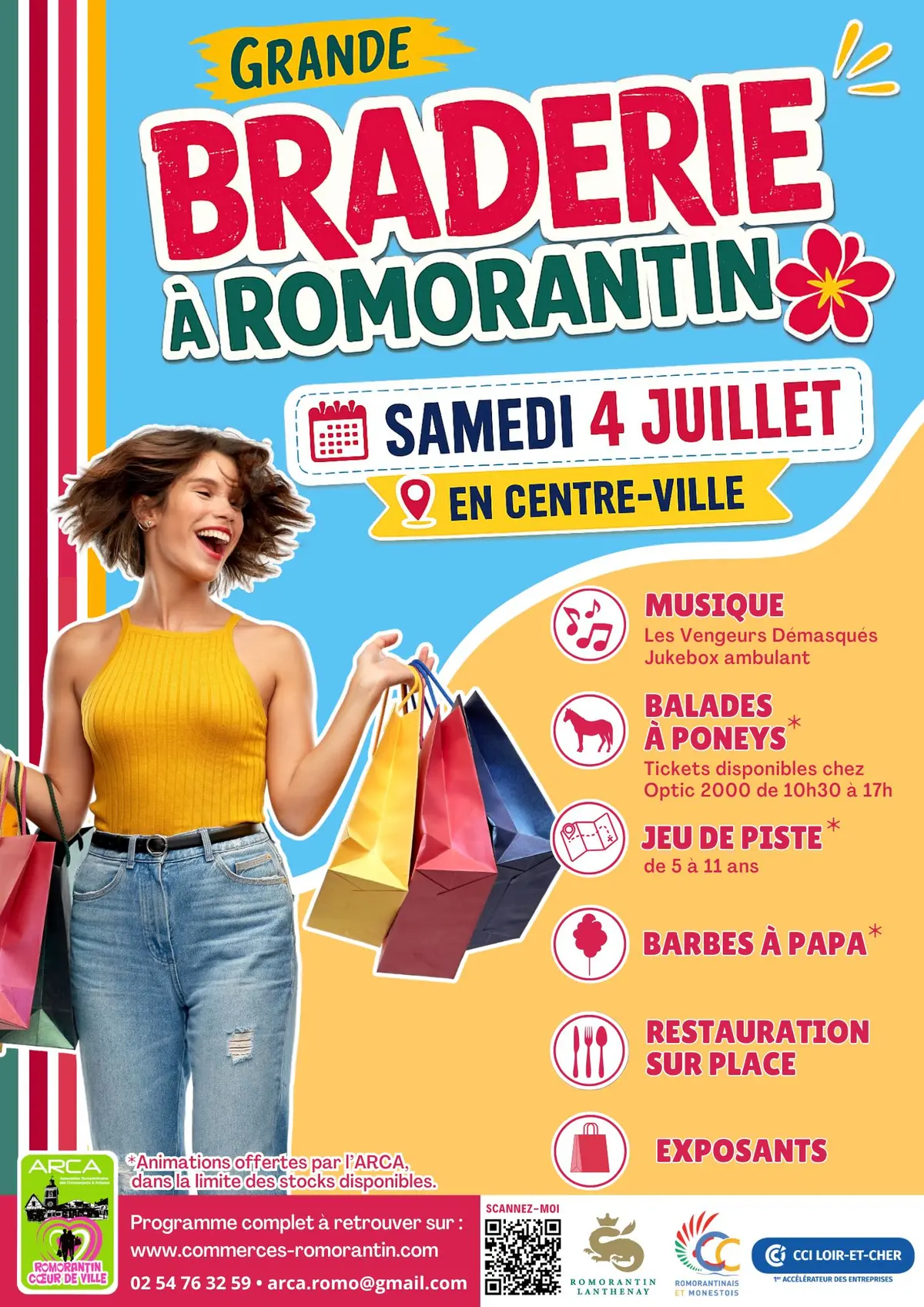 Affiche Braderie Romorantin-Lanthenay samedi 4 juillet 2026 (41200)