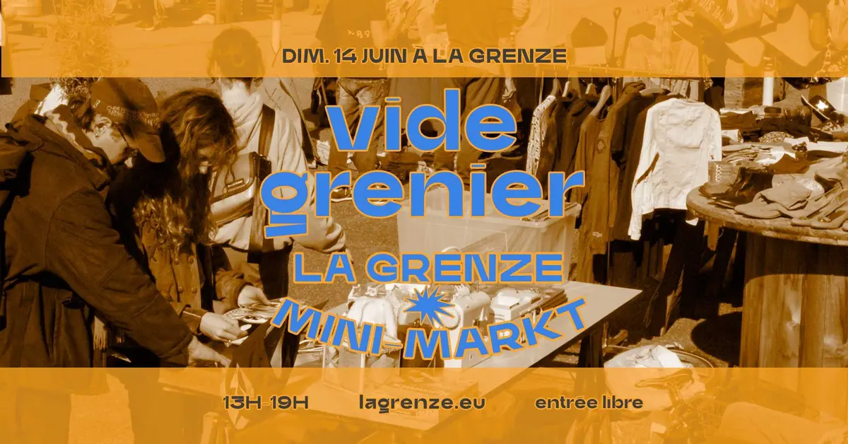 Affiche Vide-grenier Strasbourg dimanche 14 juin 2026 (67000)