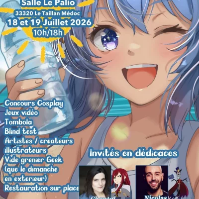 Affiche Vide-grenier Geek Summer Geek Le Taillan-Médoc 18 et 19 juillet 2026 (33320)