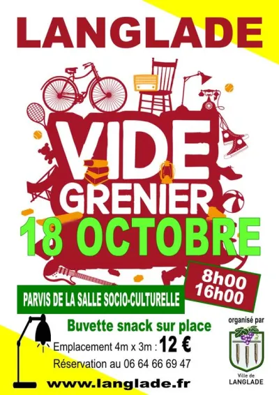 Affiche Vide-grenier de Langlade