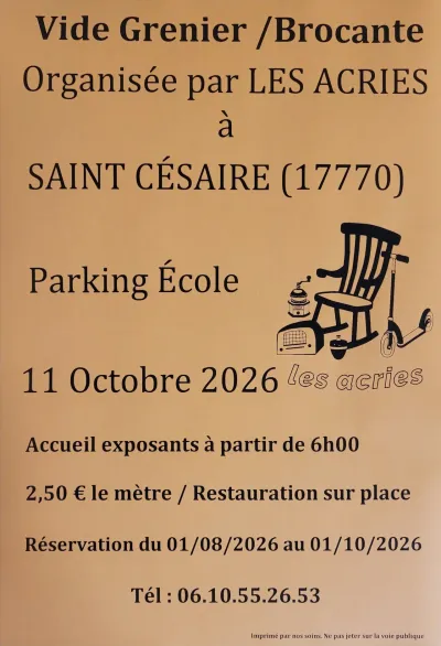 Affiche Brocante du Vieux Dijon