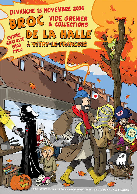Affiche Vide-grenier Vitry-le-Francois dimanche 15 novembre 2026 (51300)