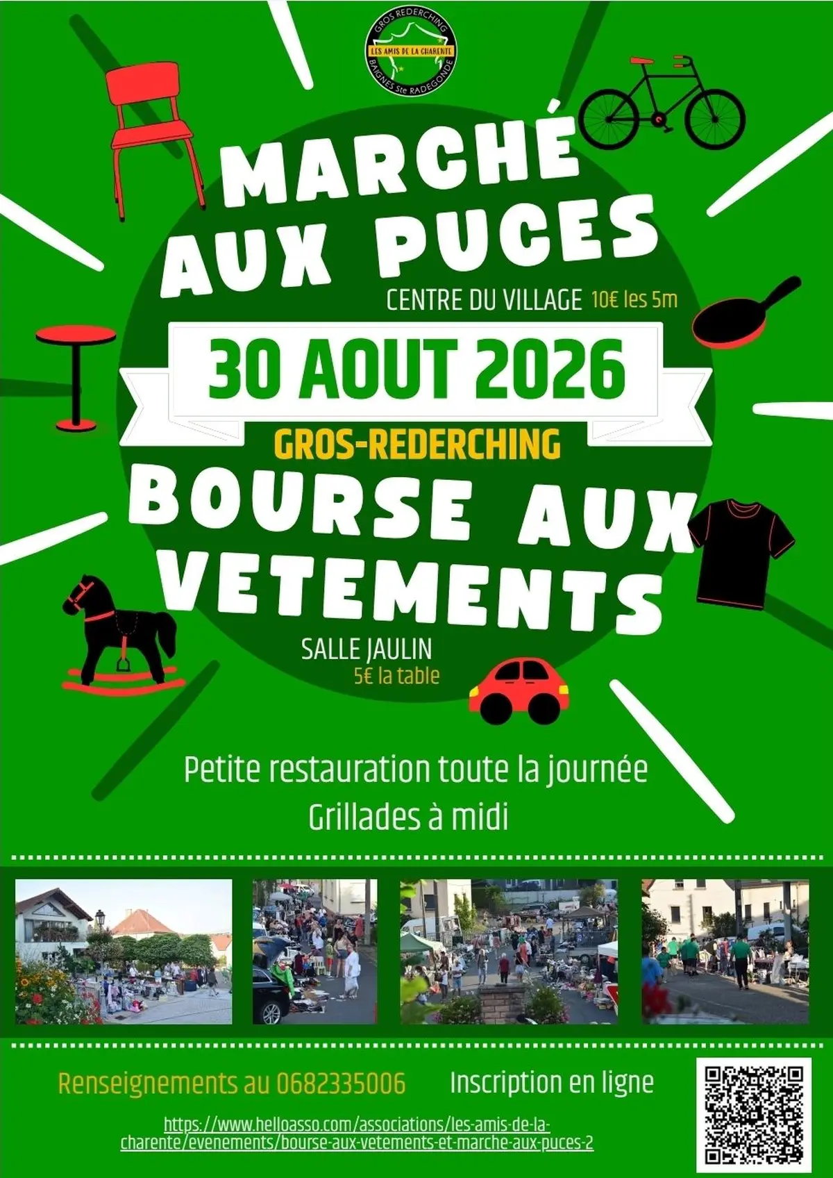 Affiche Marché aux puces et bourse aux vêtements Gros-Rederching dimanche 30 août 2026 (57)