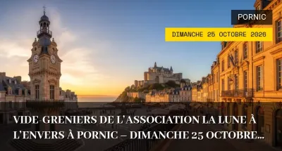 Affiche Vide-grenier de La Lune à l'Envers à Pornic
