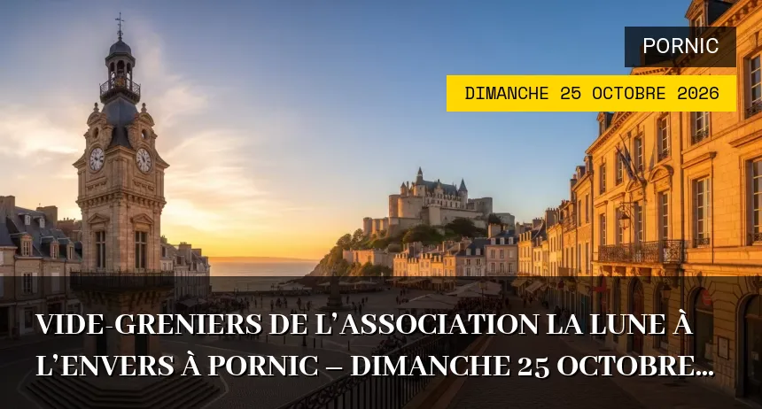 Affiche Vide-grenier Pornic dimanche 25 octobre 2026 (44210)