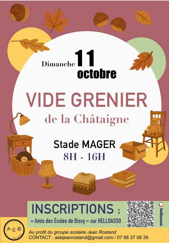 Affiche Vide-grenier de la Châtaigne à Chambéry
