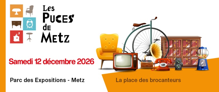 Affiche Marché aux puces Metz samedi 12 décembre 2026 (57000)