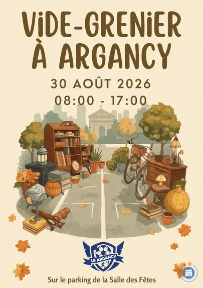 Affiche Vide-grenier Argancy dimanche 30 août 2026 (57640)
