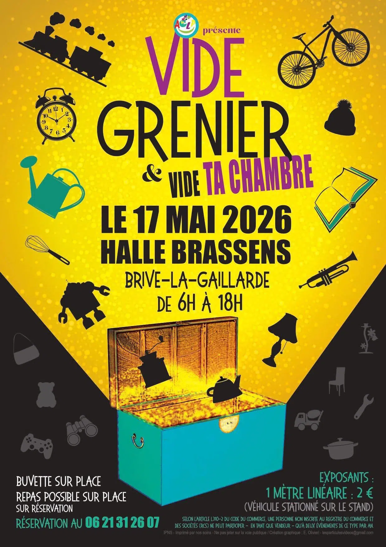 Affiche Vide-grenier et vide ta chambre