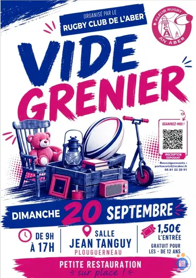 Affiche Vide-grenier Plouguerneau dimanche 20 septembre 2026 (29880)