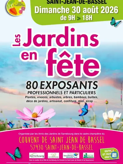Affiche Les Jardins en Fête Saint-Jean-de-Bassel dimanche 30 août 2026 (57)