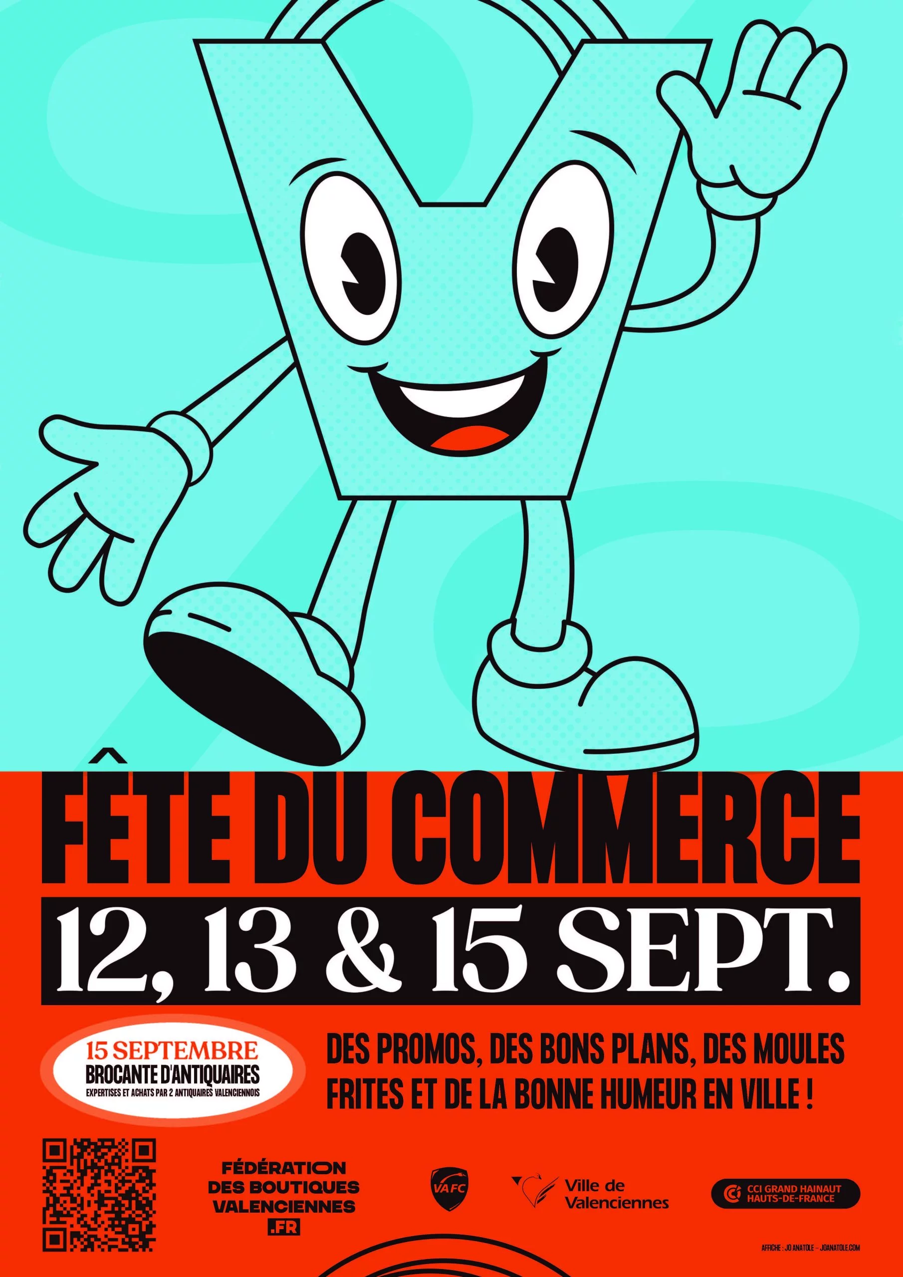 Affiche Brocante d'antiquaires Valenciennes mardi 15 septembre 2026 (59300)