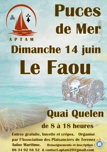 Affiche Puces de Mer Le Faou dimanche 14 juin 2026 (29590)