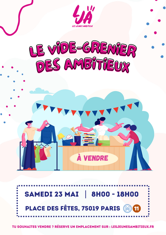 Affiche Le Vide-grenier  des Ambitieux