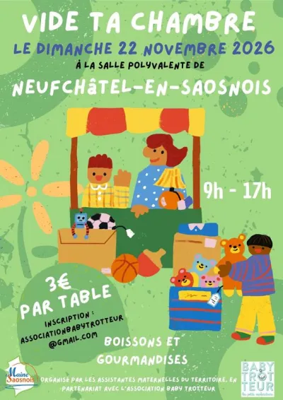Affiche Vide ta chambre à Neufchâtel-en-Saosnois