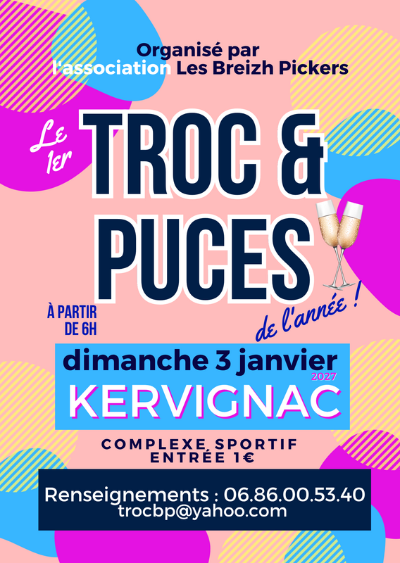 Affiche Troc et puces des Breizh Pickers à Kervignac