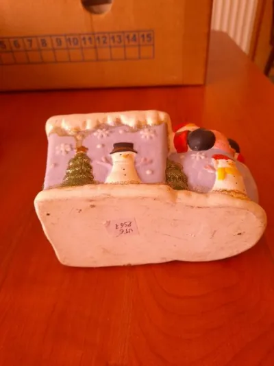 Pot à plante en céramique -bonhomme de neige- - photo 3