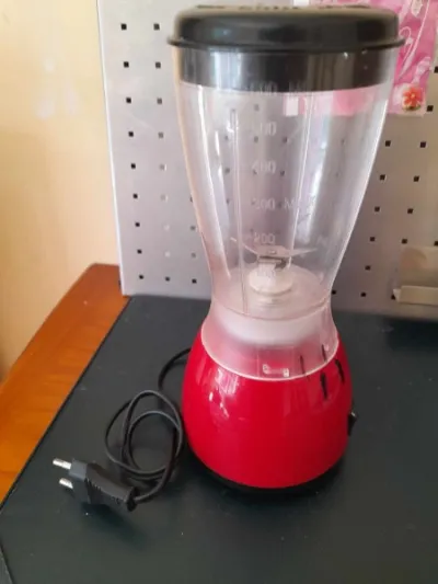 Blender 600 ml - rouge et bol en plastique - photo 4