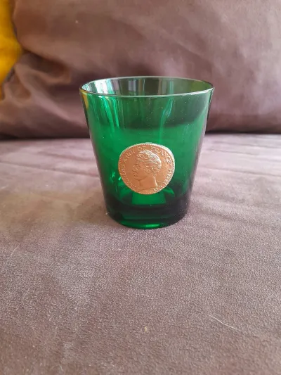 Verre Publicitaire Byrrh teinté Vert - Arts de la Table