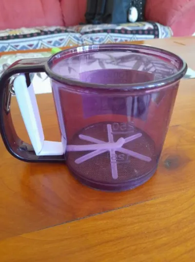 Tamis à farine en poudre portable, tasse à mailles - photo 4