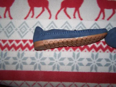 Mocassins bleu roi Taille 41 neuf - photo 3