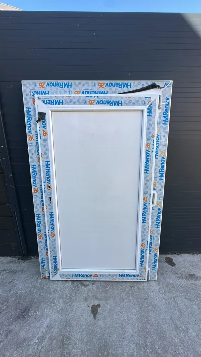 Porte fenêtre pvc blanc un vantail - Bricolage