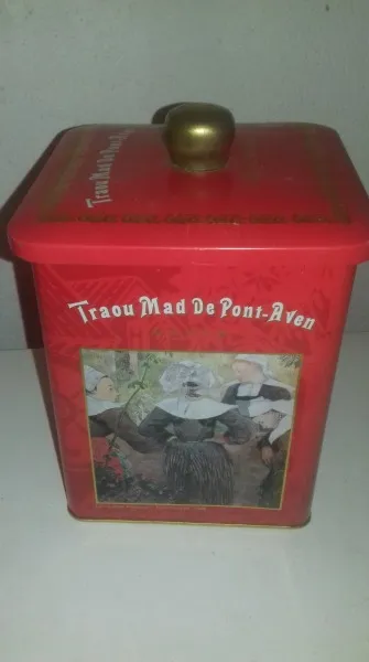 Boite en métal traou mad de pont aven - Collection - Saint-Satur (18300)