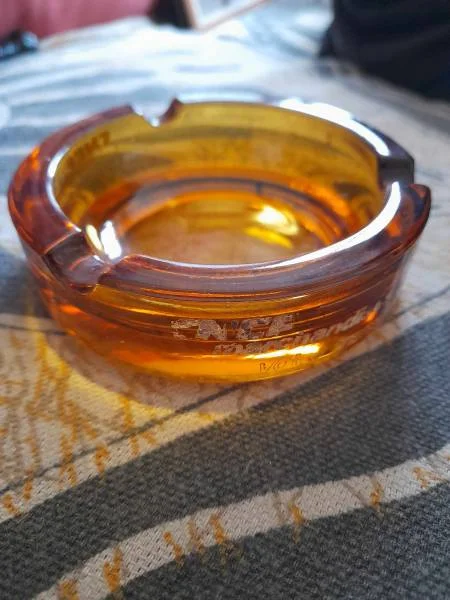 Cendrier publicitaire en verre /sncf marchandises - Collection - Saint-Satur (18300)