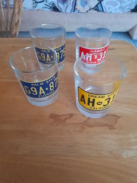 Lot 4 verres de table ou whisky - Collection - Saint-Satur (18300)