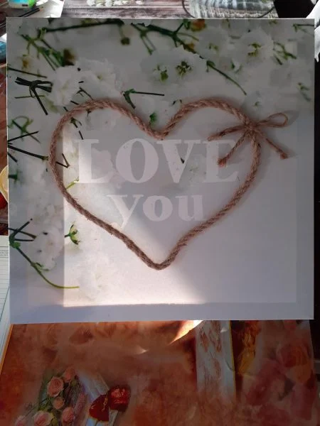 Tableau sur toile " y love you" - Décoration - Saint-Satur (18300)