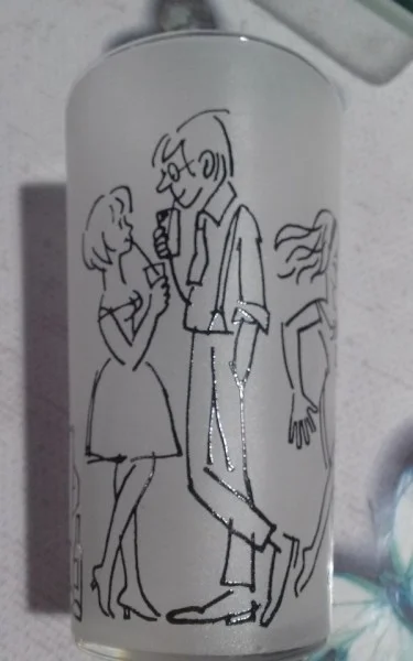 Verre à limonade ancien cabu - Collection - Reims (51100)