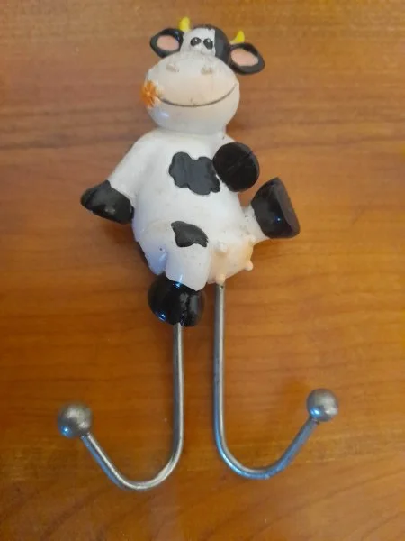 Accroche mural en céramique décoration vache - Décoration - Saint-Satur (18300)