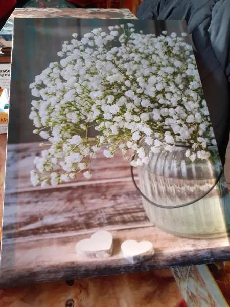 Tableau sur toile fleurs - Décoration - Saint-Satur (18300)