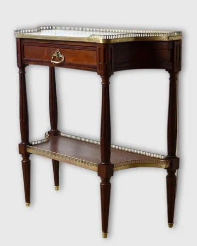 Console style louis xvi en acajou xixè - photo 3