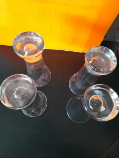 Lot 4 verres tulipes - pastis , ricard , coctails - Collection - Saint-Satur (18300)