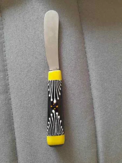 Couteaux à beurre inox et manche en céramique - photo 2