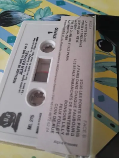 Cassette audio " jean raphael " - photo 2